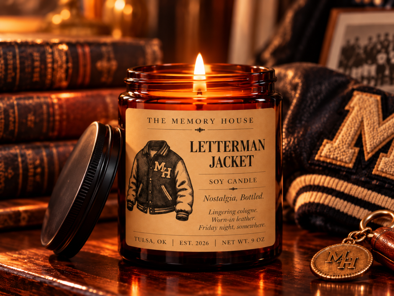 Letterman Jacket Candle